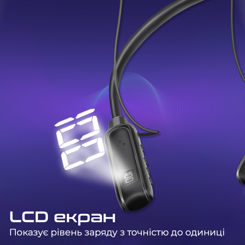 Bluetooth-гарнітура Promate Leap Black