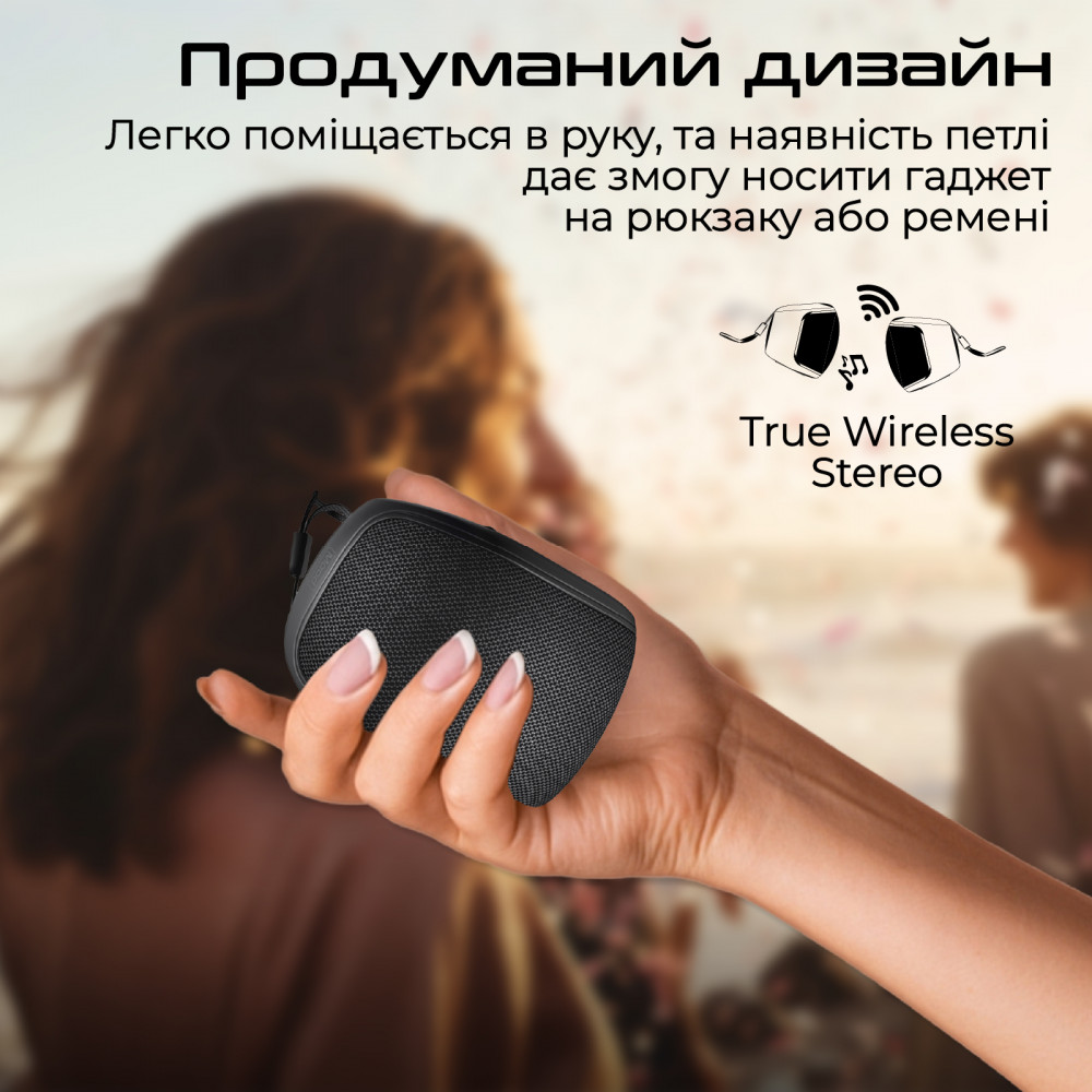 Акустична система Promate Mood 5W Black