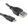 Кабель Cablexpert USB - micro USB V 2.0 (M/M), 0.5 м, чорний (CCP-mUSB2-AMBM-0.5M)
