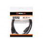 Кабель REAL-EL HDMI - HDMI v2.0 M/M, 2 м, чорний (EL123500012) пакет