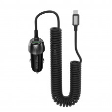 Автомобільний зарядний пристрій Promate PowerDrive-33PDC 33W Black