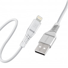 Кабель Promate PowerLine-Ai120 USB - Lightning (M/M), 2.4 A, 1.2 м, White