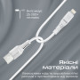 Кабель Promate PowerLine-Ai120 USB - Lightning (M/M), 2.4 A, 1.2 м, White