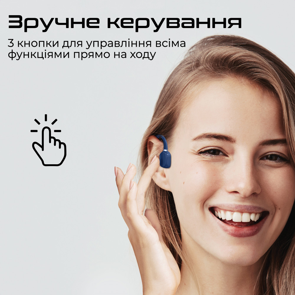 Bluetooth-гарнітура Promate Ripple Blue
