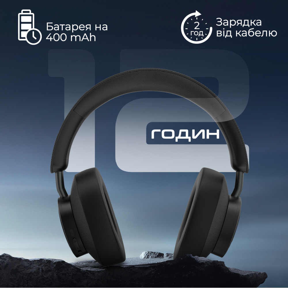 Bluetooth-гарнітура Promate Takt Black