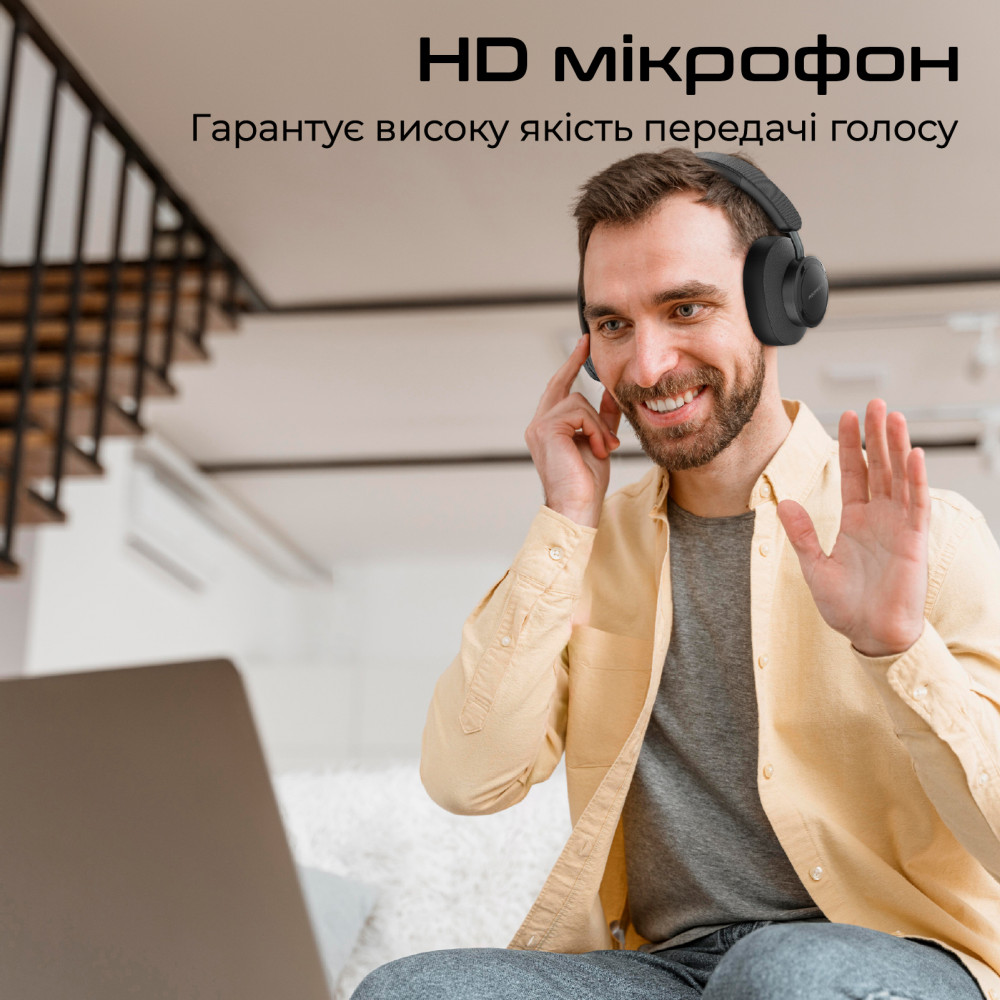 Bluetooth-гарнітура Promate Takt Black