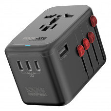 Зарядний пристрій Promate TripMate-GaN100 100W Black Зарядний пристрій Promate TripMate-GaN100 100W Black
