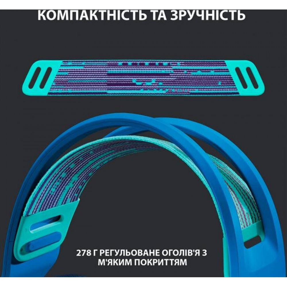 Гарнітура Logitech G733 Blue (981-000943)