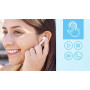 Bluetooth-гарнiтура Trust Nika Touch True White (23705)