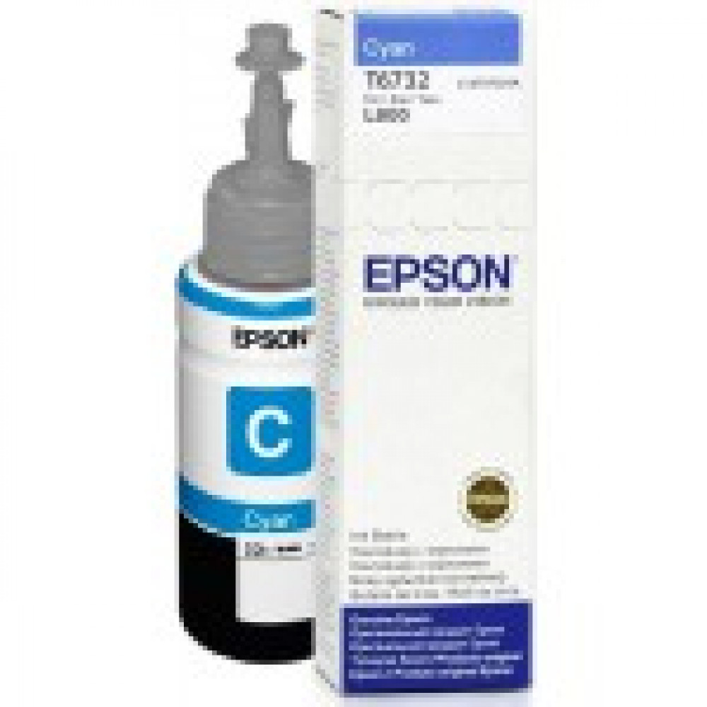 Контейнер з чорнилом Epson T6732 EcoTank L1800/L800/L800/L805/L810/L850 cyan