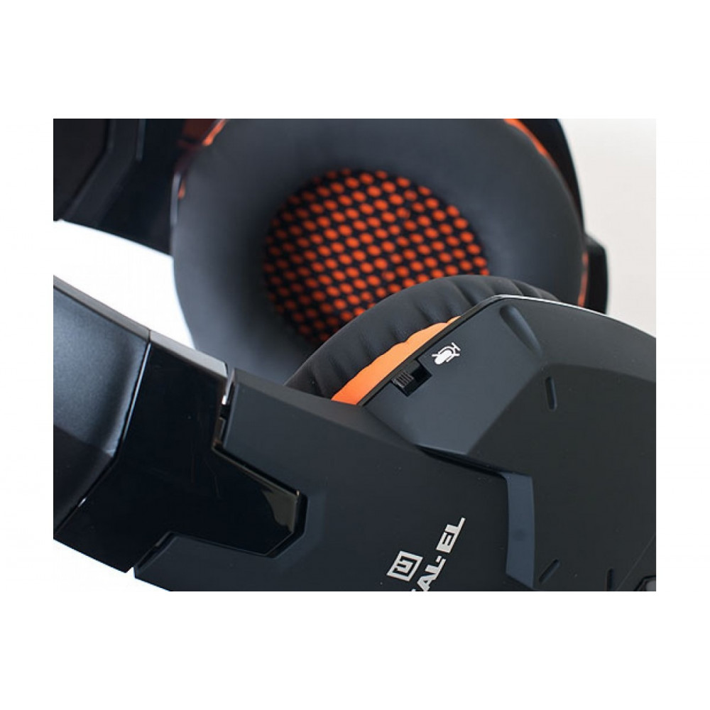 Гарнітура REAL-EL GDX-7700 Black/Orange 