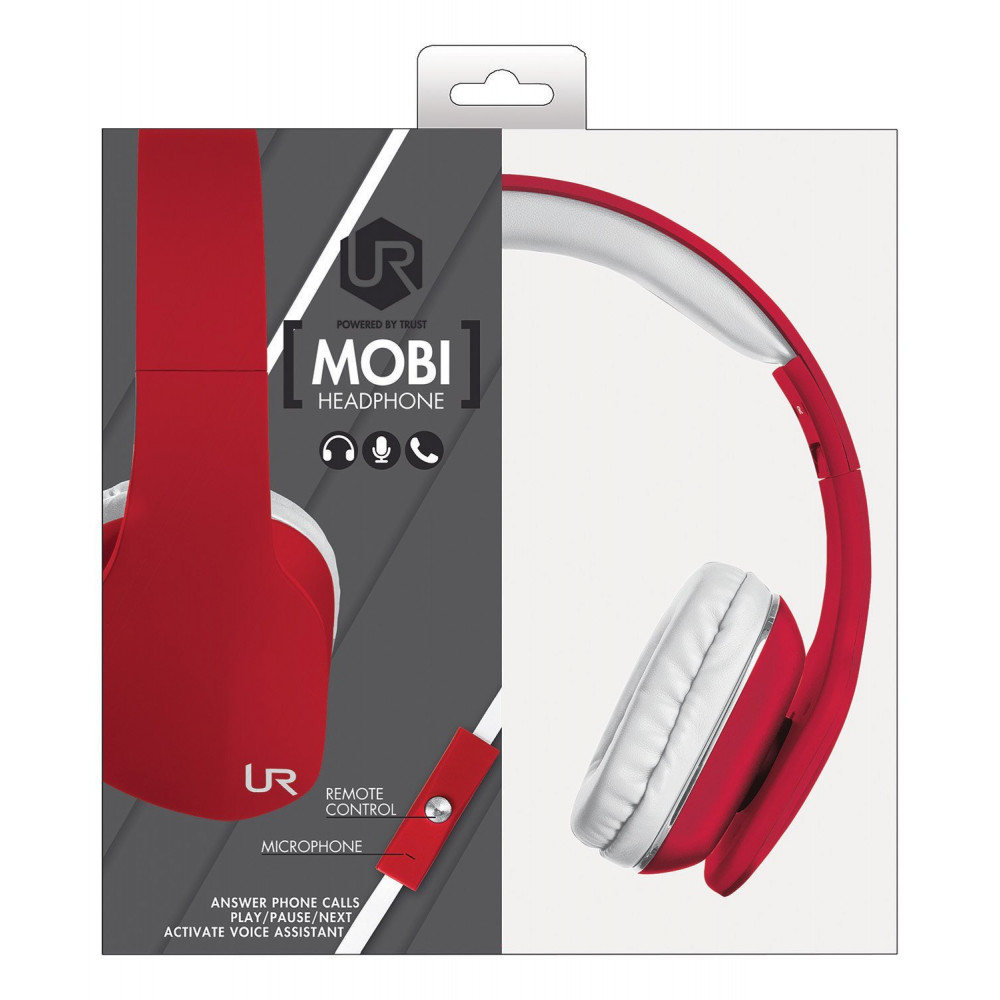 Bluetooth-гарнітура Trust Urban Revolt Mobi Headphone Red (20114)