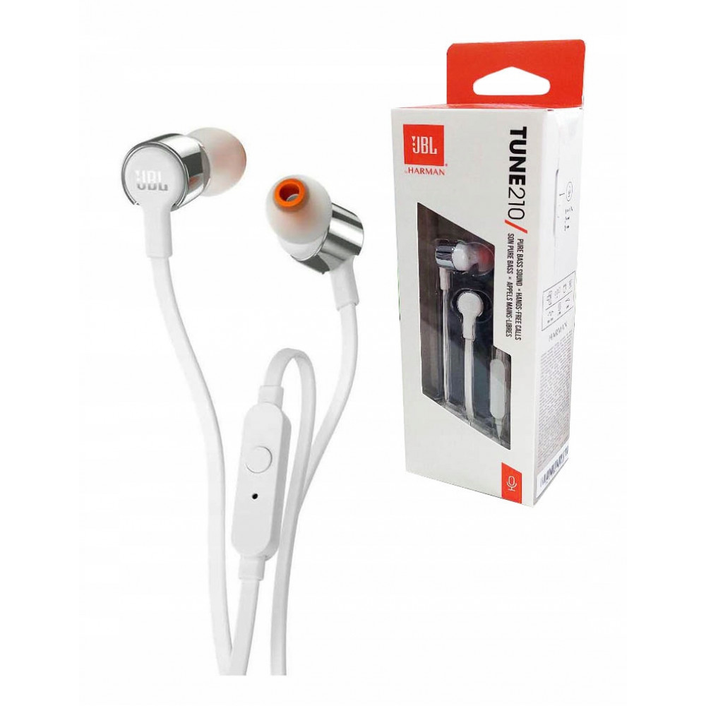 Гарнітура JBL T210 Gray (JBLT210GRY)