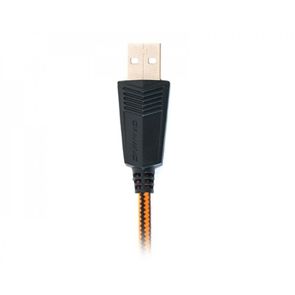 Гарнітура REAL-EL GDX-7700 Black/Orange 