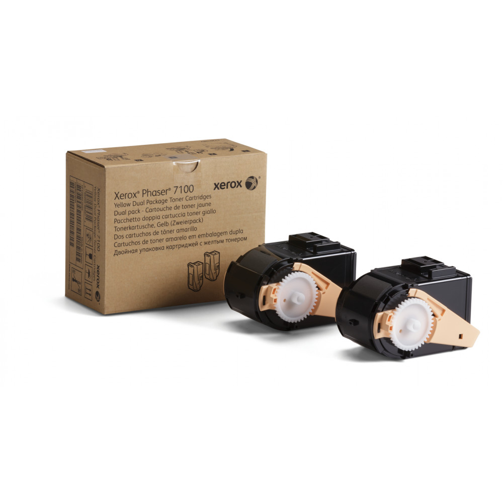 Тонер картридж Xerox PH7100 Yellow (Max)