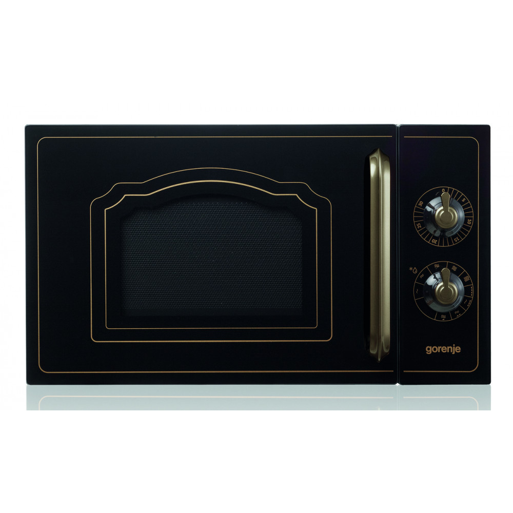 Мікрохвильова піч Gorenje, 20л, мех. керув., 700Вт, гриль, чорний