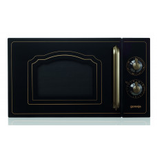 Мікрохвильова піч Gorenje, 20л, мех. керув., 700Вт, гриль, чорний