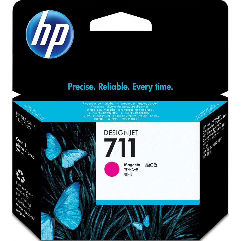 Картридж HP 711 DesignJet T120/T125/T130/T520 Magenta