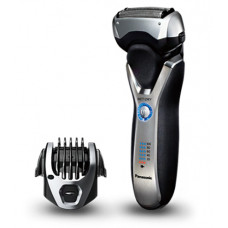 Бритва електр. Panasonic сіткова, 10000 об/хв,  бритв.головок-3, Li-Ion, сух.+волог., тример, срібно-чорний