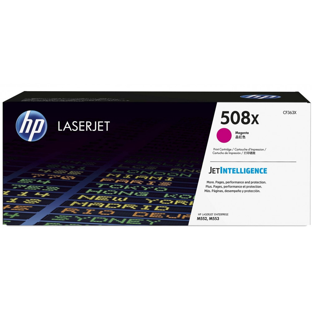 Картридж HP 508X CLJ M552/M553/M577 Magenta (9500 стор)