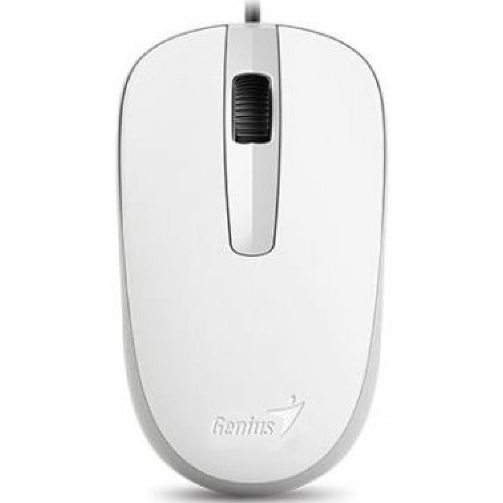 Миша Genius DX-120, USB-A, білий