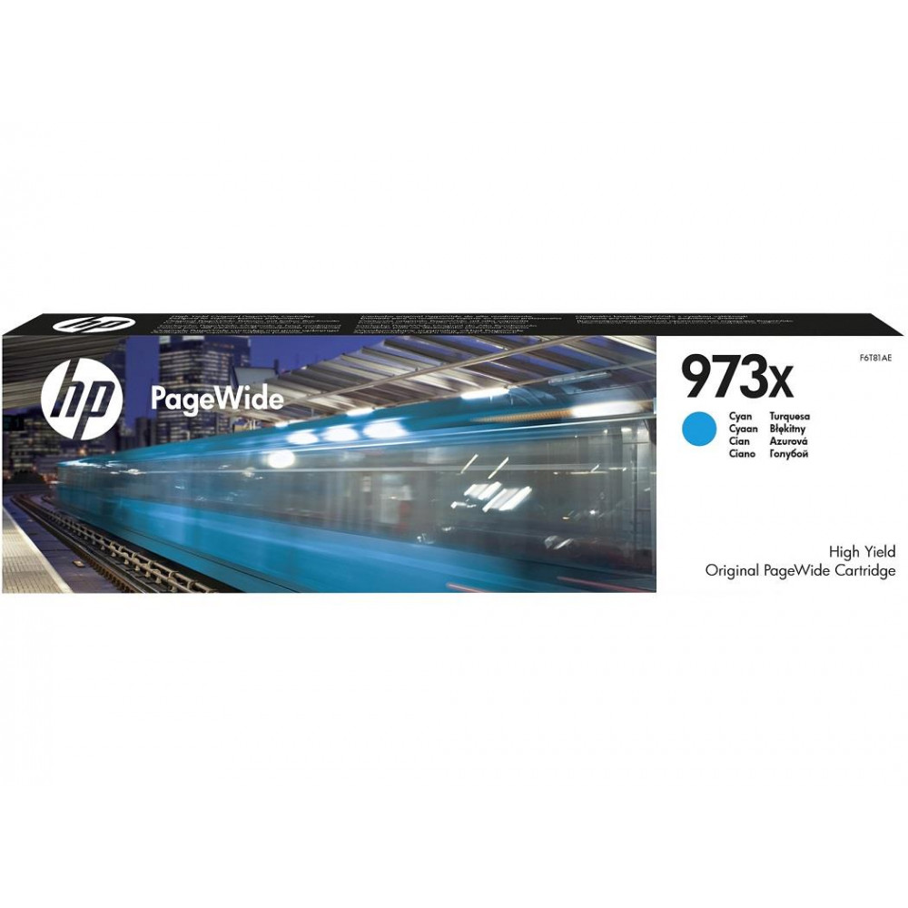 Картридж HP No.973X PageWide Pro 452/477 Cyan (7000 стор)
