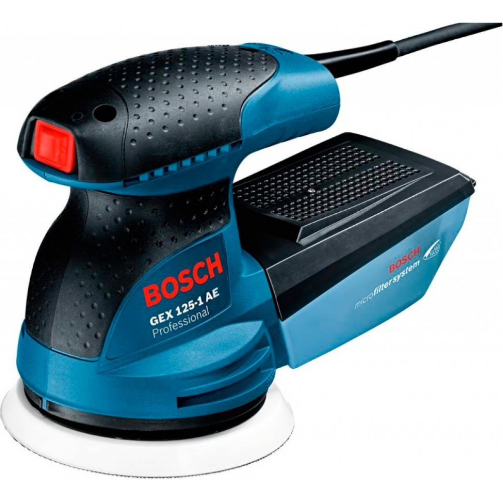 Шліфмашина ексцентрикова Bosch Professional GEX 125-1 AE 250Вт 125мм 7500-12000об/хв 1.3кг