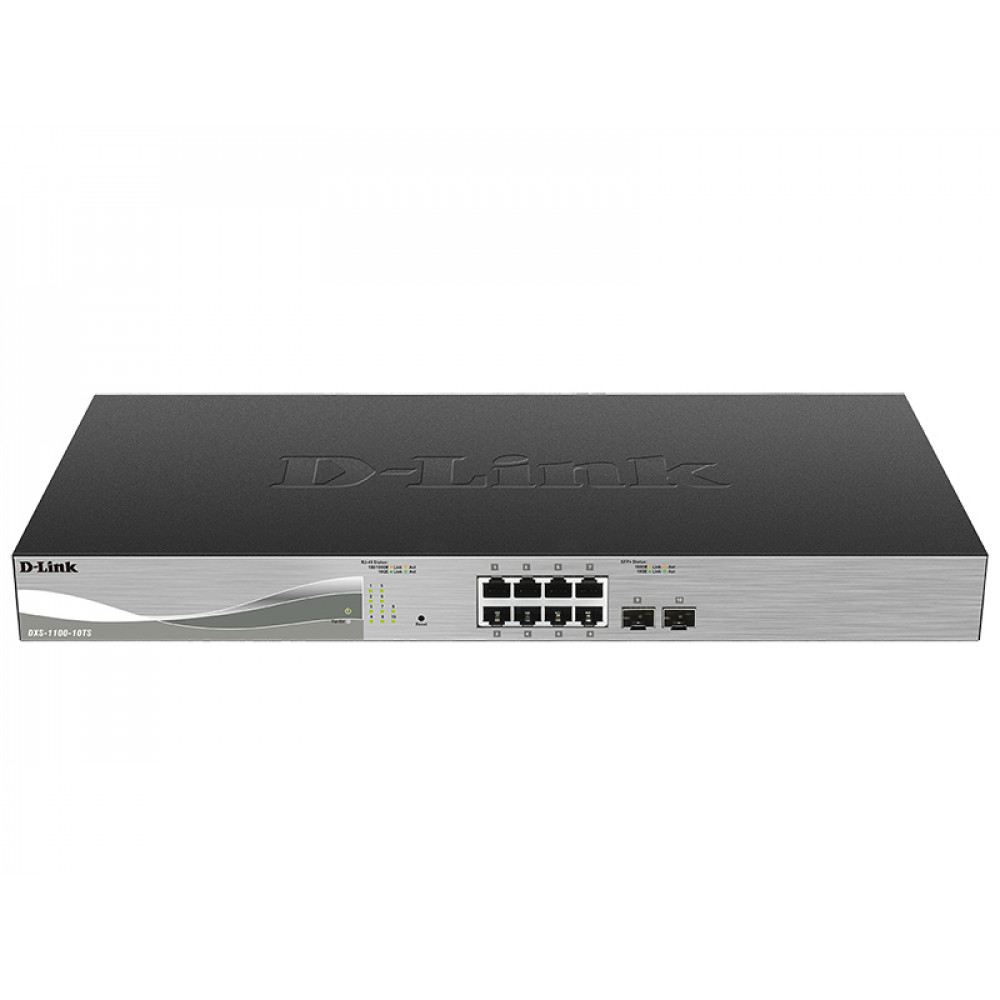 Комутатор D-Link DXS-1100-10TS 8x10GE, 2xSFP+ EasySmart