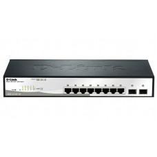 Комутатор D-Link DGS-1210-10 8xGE, 2xSFP WebSmart Комутатор D-Link DGS-1210-10 8xGE, 2xSFP WebSmart