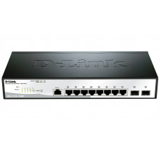 Комутатор D-Link DGS-1210-10/ME 8xGE, 2xSFP Комутатор D-Link DGS-1210-10/ME 8xGE, 2xSFP