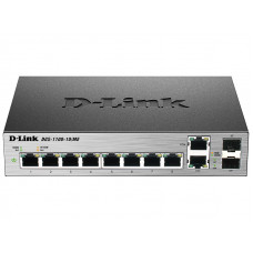 Комутатор D-Link DGS-1100-10/ME 8x1GE, 2xSFP/1GE (combo) MetroEthernet Smart Комутатор D-Link DGS-1100-10/ME 8x1GE, 2xSFP/1GE (combo) MetroEthernet Smart
