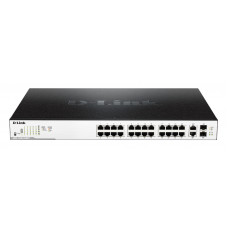 Комутатор D-Link DGS-1100-26MPP 24xGE PoE, 518Вт, EasySmart Комутатор D-Link DGS-1100-26MPP 24xGE PoE, 518Вт, EasySmart