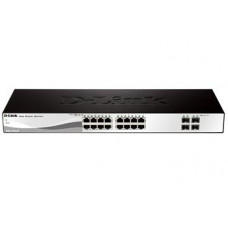 Комутатор D-Link DGS-1210-20/F 16xGE, 4xSFP, WebSmart Комутатор D-Link DGS-1210-20/F 16xGE, 4xSFP, WebSmart
