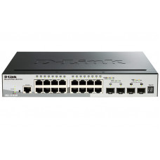 Комутатор D-Link DGS-1510-20 16xGE, 2xSFP, 2xSFP+, SmartPro Комутатор D-Link DGS-1510-20 16xGE, 2xSFP, 2xSFP+, SmartPro