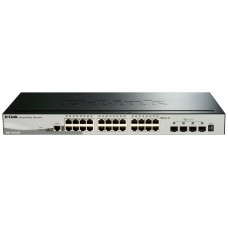 Комутатор D-Link DGS-1510-28X 24xGE, 4xSFP+, SmartPro Комутатор D-Link DGS-1510-28X 24xGE, 4xSFP+, SmartPro