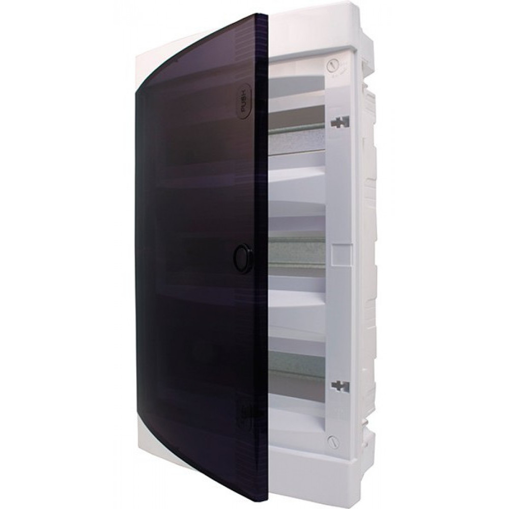 Щит внутрішній розподільний ETI, ECT 12PT (12 модулів, прозорі дверцята)