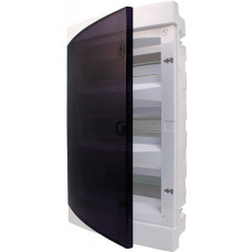 Щит внутрішній розподільний ETI, ECT 12PT (12 модулів, прозорі дверцята)