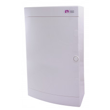 Щит зовнішній розподільний ETI, ECT 36PT (36 модулів, білі дверцята)