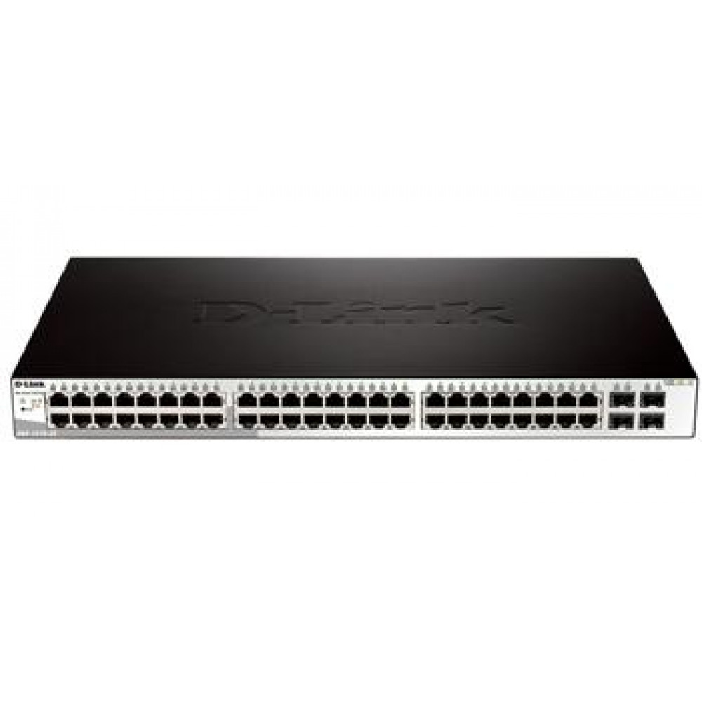 Комутатор D-Link DGS-1210-52 48xGE, 4xSFP, WebSmart