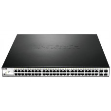 Комутатор D-Link DGS-1210-52MP 48xGE PoE, 4xGE/SFP WebSmart Комутатор D-Link DGS-1210-52MP 48xGE PoE, 4xGE/SFP WebSmart