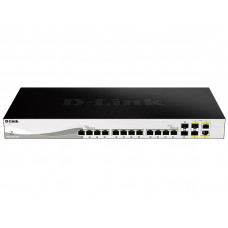 Комутатор D-Link DXS-1210-16TC 12x10GE, 2xSFP+, 2xSFP+/10GE Smart Комутатор D-Link DXS-1210-16TC 12x10GE, 2xSFP+, 2xSFP+/10GE Smart