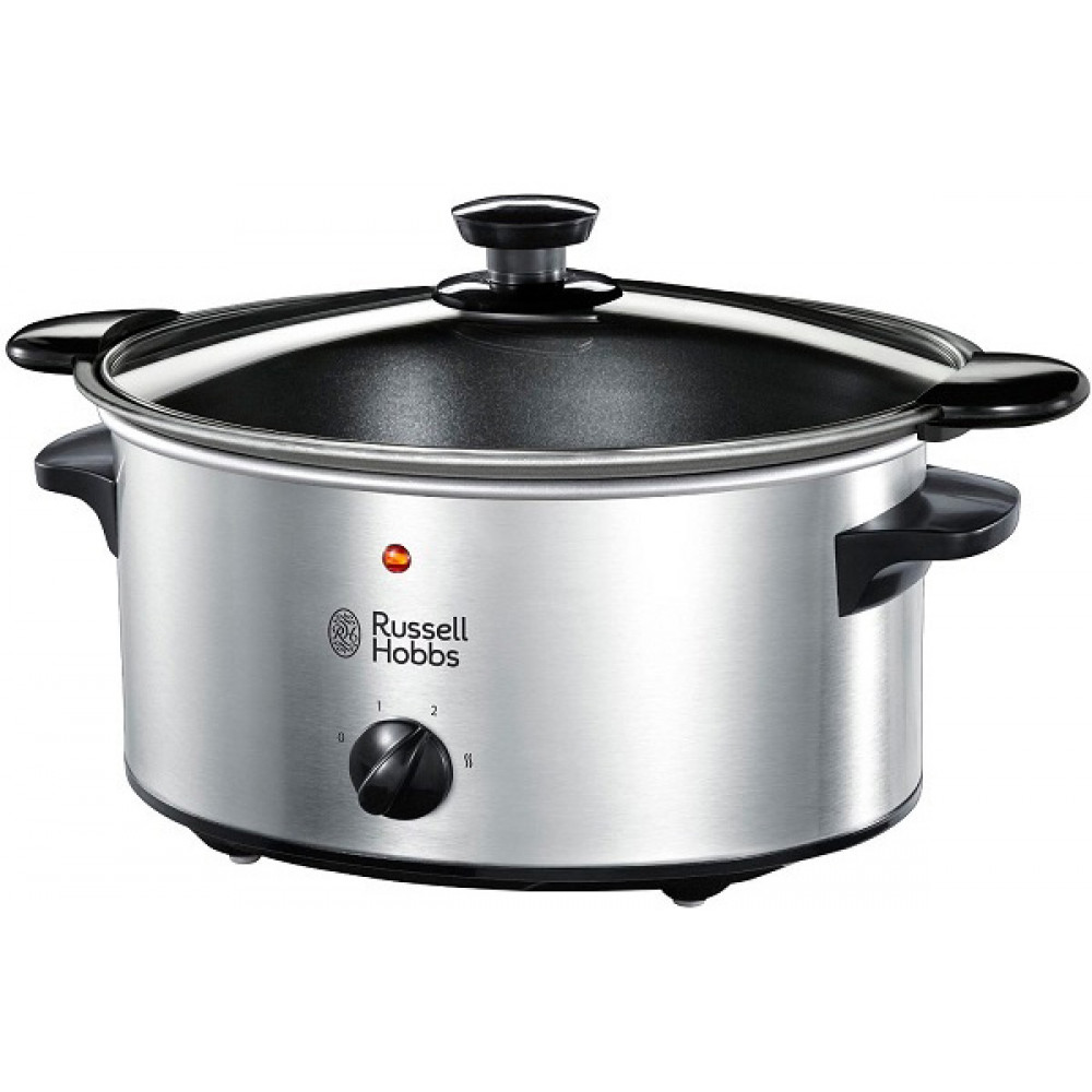 Повільноварка Russell Hobbs Cook&Home, 160Вт, чаша-3.5л, механічне керув., метал/пластик, чорний