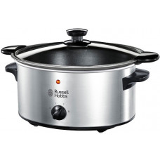 Повільноварка Russell Hobbs Cook&Home, 160Вт, чаша-3.5л, механічне керув., метал/пластик, чорний