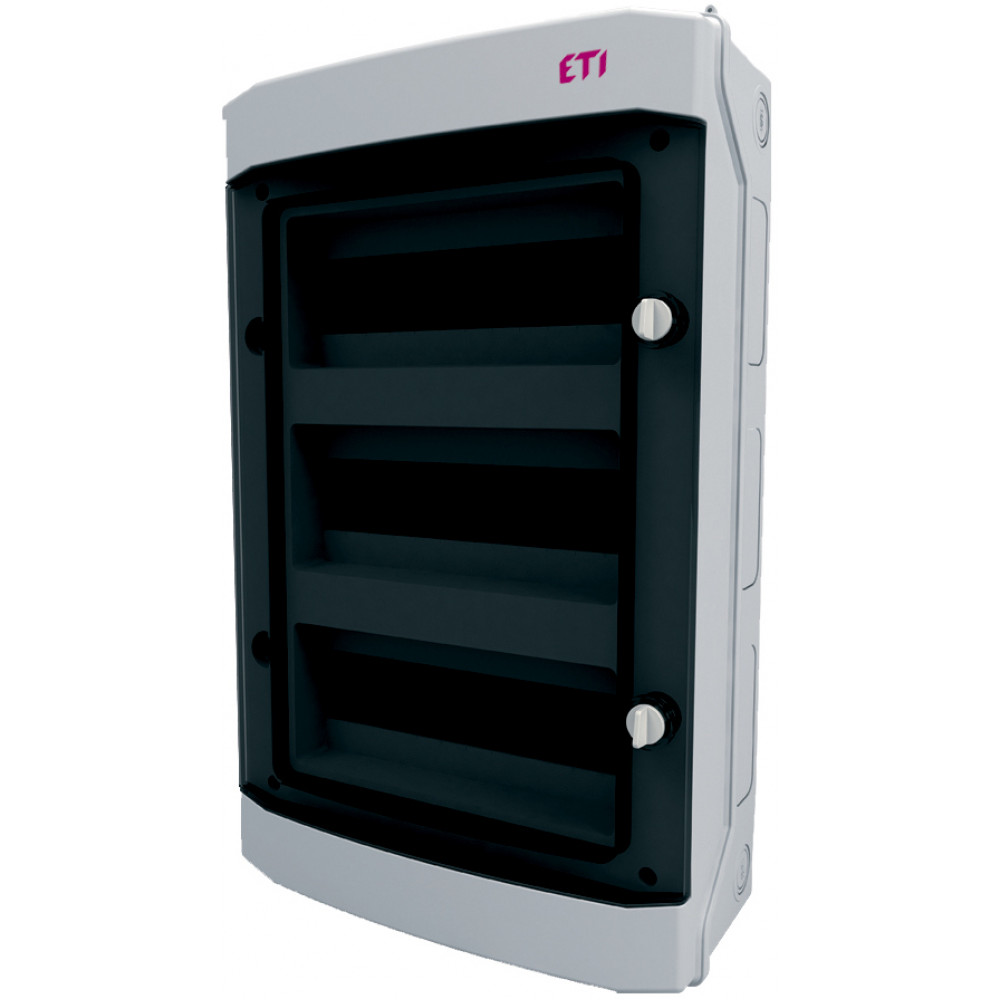 Щит зовнішній розподільчий ETI, ECH 36PT (36 модулів, пластиковий IP65)