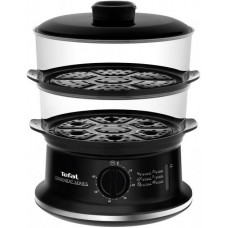 Пароварка Tefal Convenient, 900Вт, чаша-2.9/3.1л, резервуар для води -1.5л, механічне керув., пластик, чорний