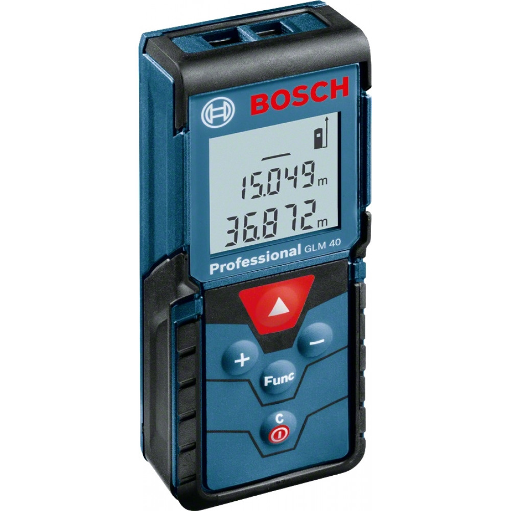 Далекомір лазерний Bosch Professional GLM 40, 0.15-40м, ±1.5мм, 0.1кг