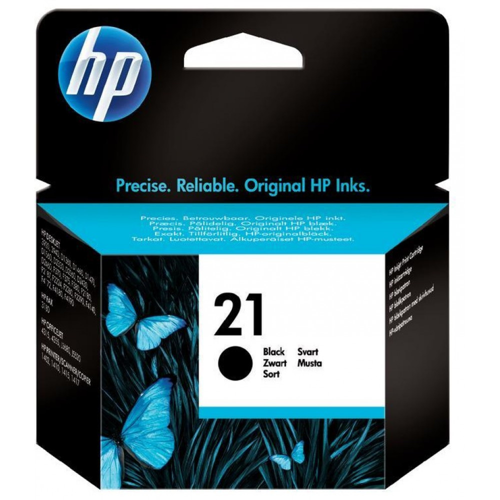 Картридж HP No.21 DJ3920/3940, PSC1410 black,5ml