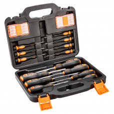 Викрутки Neo Tools набір 30шт, 16 біт, SL,PH,PZ,Torx,H, сталь S2, кейс Викрутки Neo Tools набір 30шт, 16 біт, SL,PH,PZ,Torx,H, сталь S2, кейс