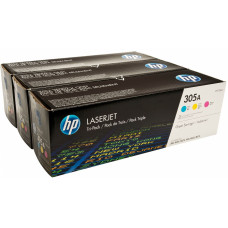 Комплект картриджів HP 305A CLJ M351/M375/M475/M451 (CE411A,CE412A,CE413A) CYM (3*2600 стор) Потрійна упаковка Комплект картриджів HP 305A CLJ M351/M375/M475/M451 (CE411A,CE412A,CE413A) CYM (3*2600 стор) Потрійна упаковка