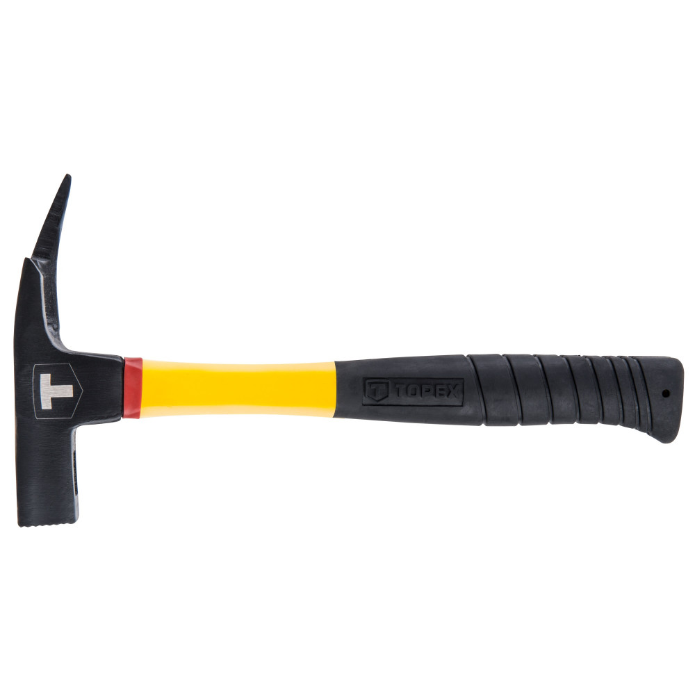 Молоток столярний TOPEX 600г 32.7см магнітний утримувач руків'я скловолокно жовто-чорне